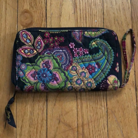Vera Bradley Handbags - Vera Bradley ZipAround Wallet Symphony in Hue